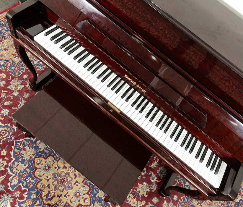 Bernhard Steiner 116B Upright Piano | Polished Mahogany | SN: 76010 | Used