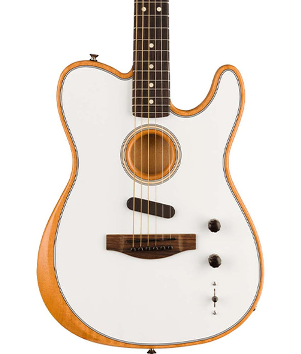 Fender Acoustasonic Player Telecaster, Rosewood Fingerboard, Arctic White