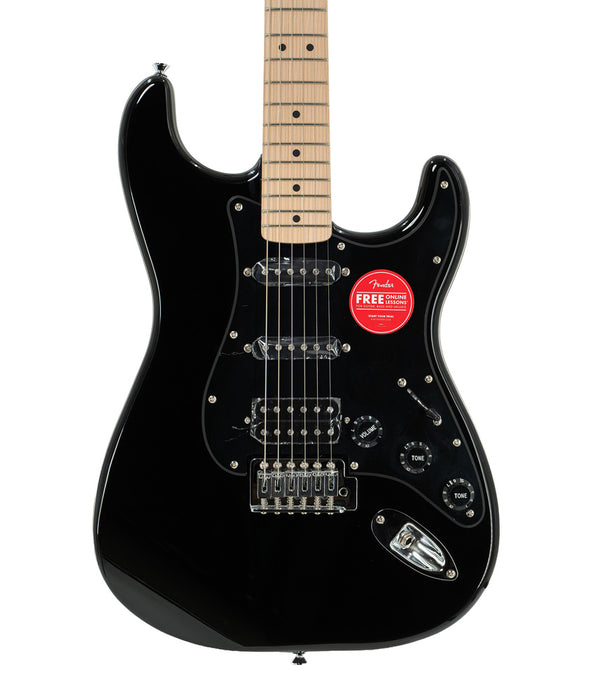 Squier Sonic Stratocaster HSS Electric Guitar - Black | New
