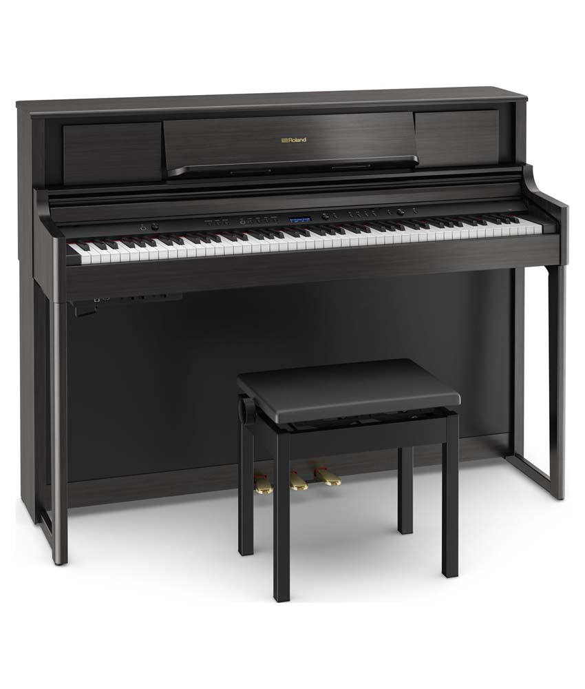 ★どんほうまい★超美品★ Roland LX705 GPKR Roland LX705 Digital Piano Kit w/ Stand and Bench - Charcoal