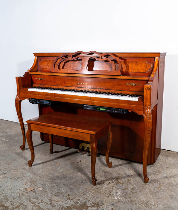 1995 Yamaha MX85P Upright Piano | Satin Mahogany | Serial No. T193829 | Used