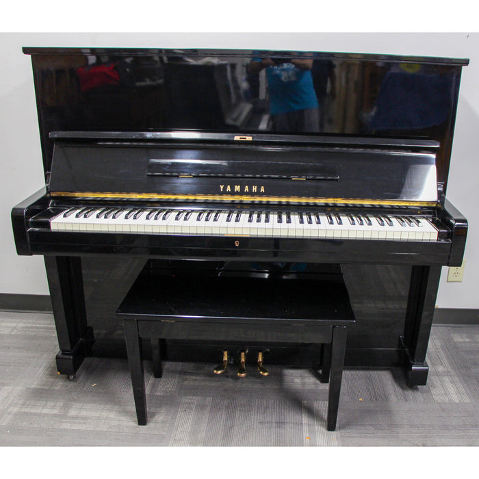 Yamaha U2 Studio Piano | Polished Ebony | Used