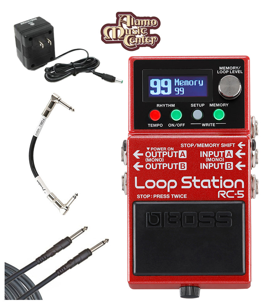 Boss RC-5 Loop Station Pedal Bundlealamomusiccenter.myshopify.comBossGuitar Pedals & Effects — Alamo Music Center