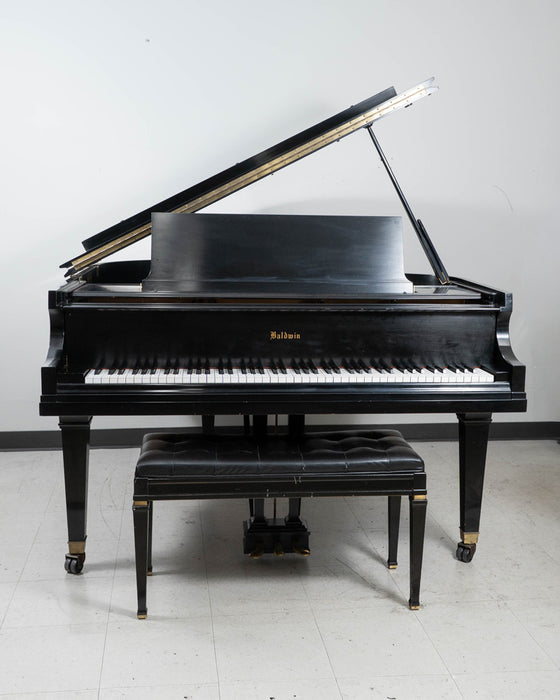 1958 Baldwin Model M Grand Piano in Satin Ebony | Serial No. 138886 | Used