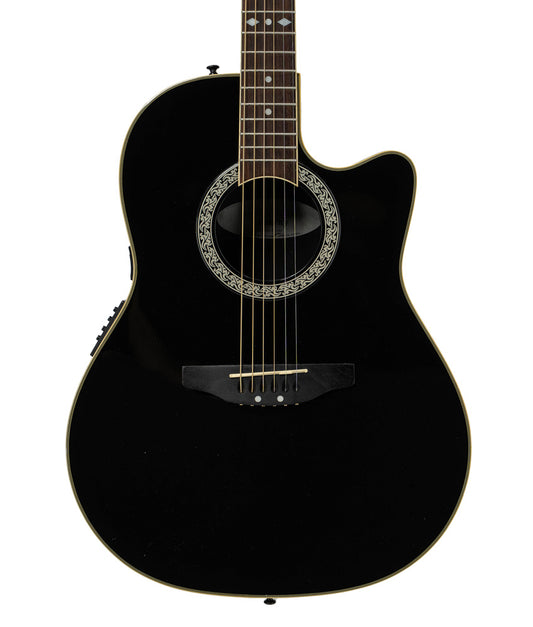 Pre-Owned Ovation Celebrity CC057 Acoustic-Electric Guitar - Black | Used