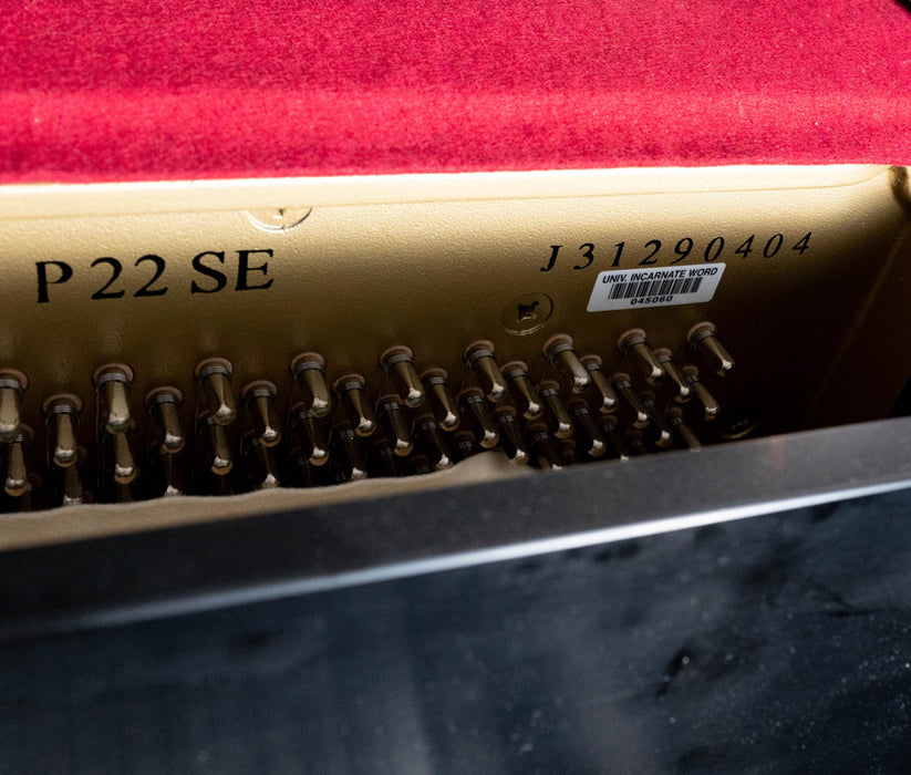 *UIW* 2014 Yamaha P22 Upright Piano in Satin Ebony | Serial No. J31290404 | Used