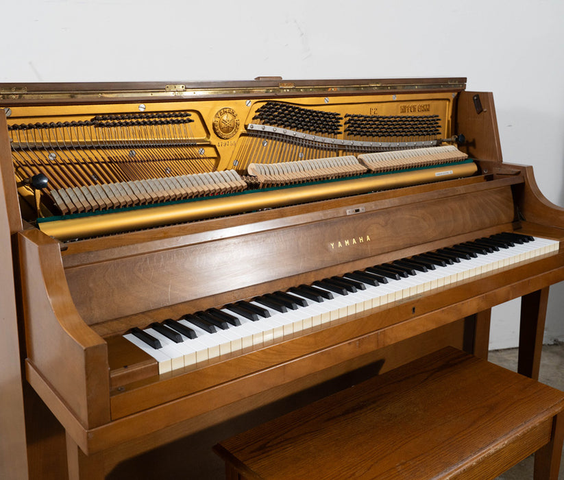 Yamaha P2 Upright Piano (1965) | Satin Oak | Serial No. 479755 | Used
