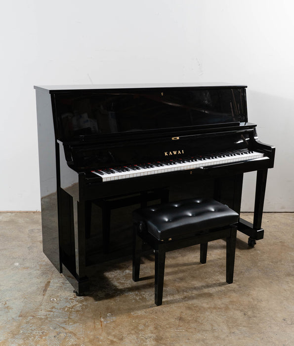 Kawai ST-1 Upright Piano (2023) | Polished Ebony | Used