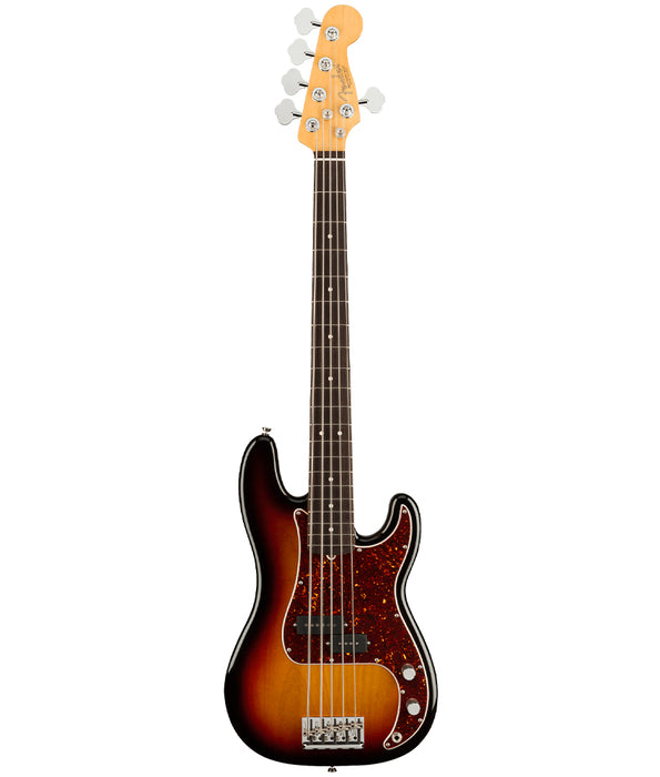Fender American Professional II Precision Bass V, Rosewood Fingerboard, 3-Color Sunburst