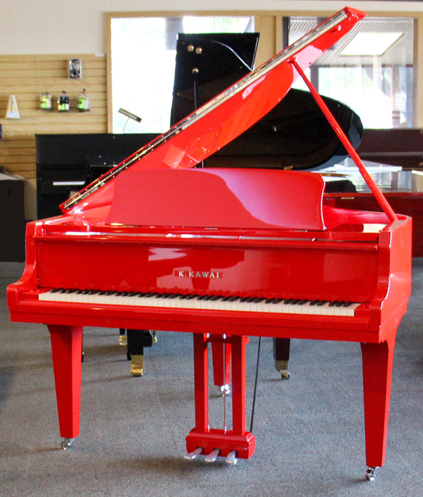 Kawai GL-10 | 5'0" Classic Baby Grand Piano | Ferrari Red Polish