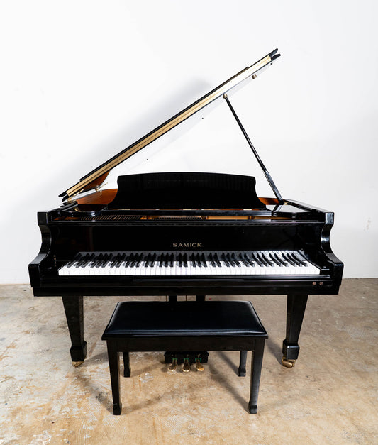 Samick SG-161 Grand Piano | Polished Ebony | Used