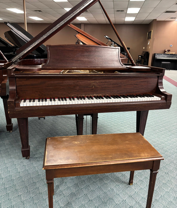 Steinway & Sons Model O Grand Piano (1971) | Satin Mahogany |Serial No. 144049 | Used