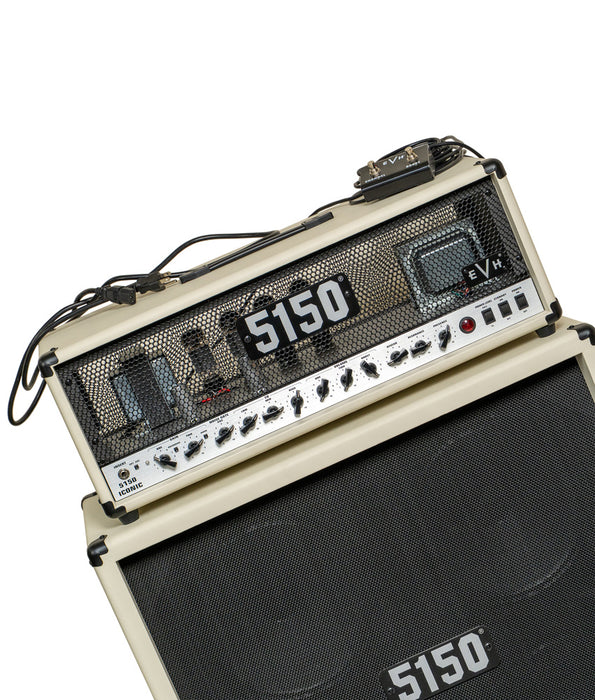 Pre-Owned EVH 5150 Iconic Series 80W Guitar Amp Head & Cabinet - Ivory | Used