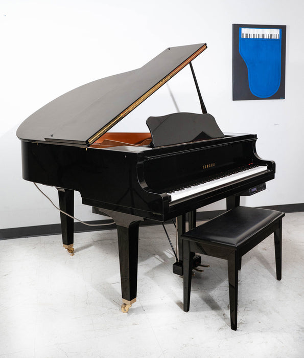 Yamaha GB1 Grand Piano (2005) with Player System | Polished Ebony | 5'0"| Serial No. J2215652 | Used