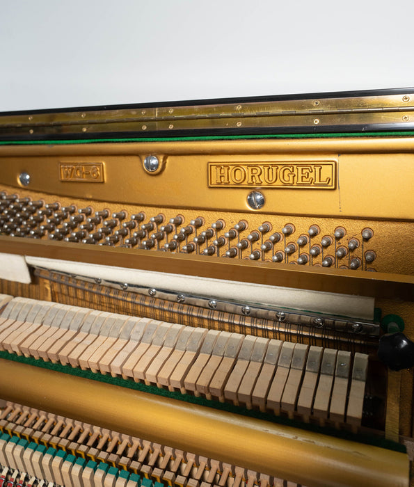 Horugel WG-6 Upright Piano | Polished Ebony | Serial no. T81127 | Used