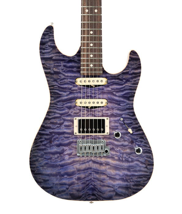 Patrick James Eggle 96 Contour Top Electric Guitar - Viola Purple