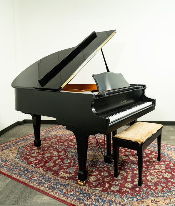 Samick SG-161 Grand Piano | Satin Ebony | SN: IRLG0159 | Used