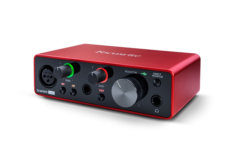 Pre-Owned Focusrite Scarlett Solo 3rd Gen 2 in, 2 out USB Audio Interface