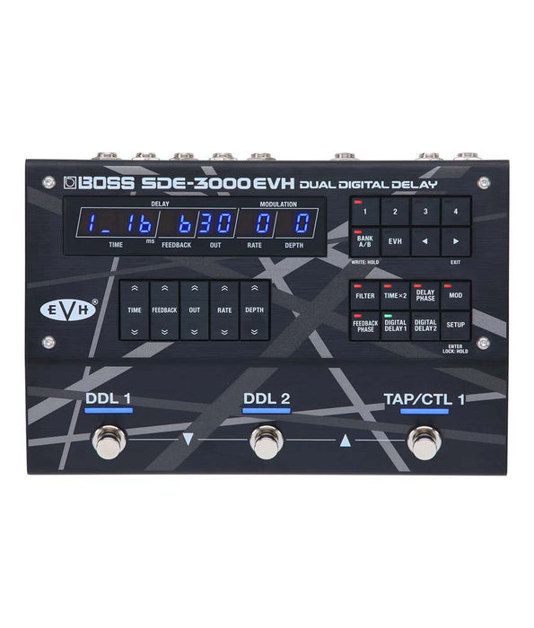 boss digital pedal Boss SDE-3000EVH Dual Digital Delay Guitar Pedal