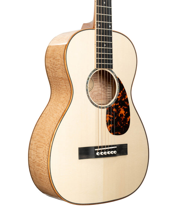 Larrivee P-09 Moon Spruce/Silver Oak Parlor Acoustic Guitar - Koa Binding & Vine Headstock | New