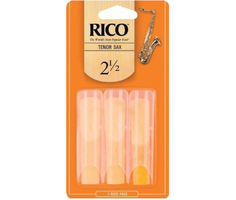 Rico Reeds #2.5 Tenor Sax 3 pack