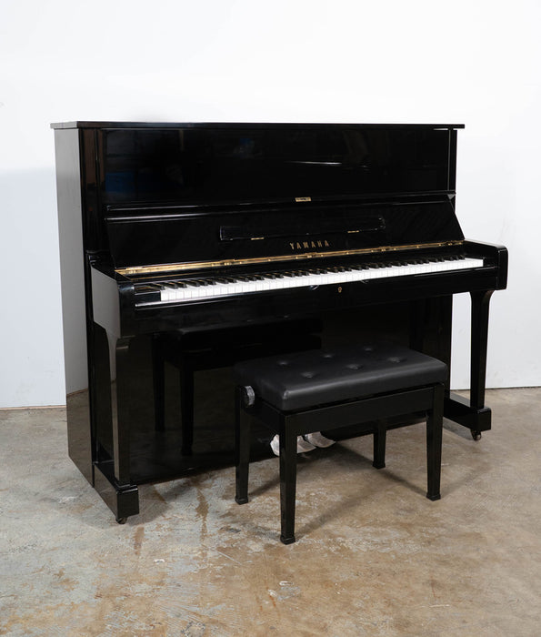 Yamaha U1 Upright Piano (1975) | Polished Ebony | 48" | Restored