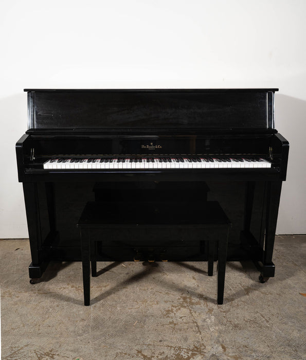 W.M. Knabe WMV-245 Upright Piano (2015) | Polished Ebony | Used