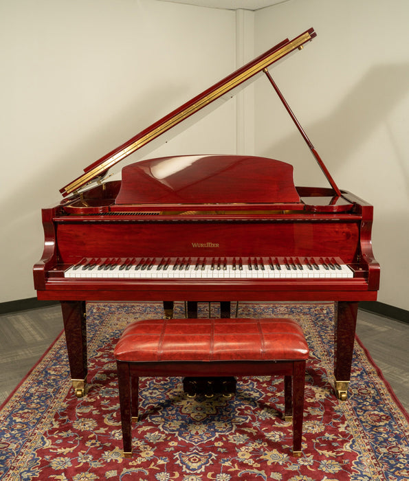 Wurlitzer 5'3" C153 Grand Piano| Polished Cherry | SN: 0060576 | Used