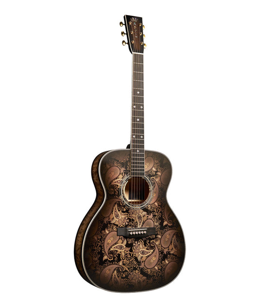 Martin Custom Shop M Paisley Ember Burst Acoustic-Electric Guitar | New