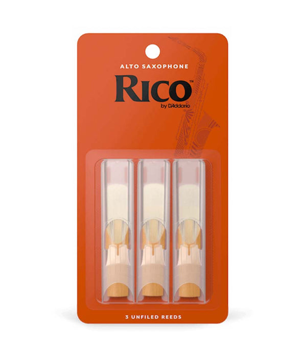 Rico by D'Addario 2.0 Alto Sax Reeds - 3 Pack