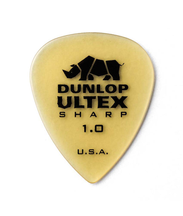 Dunlop 433P100 Ultex Sharp 1.00mm Guitar Picks - 6 Pack