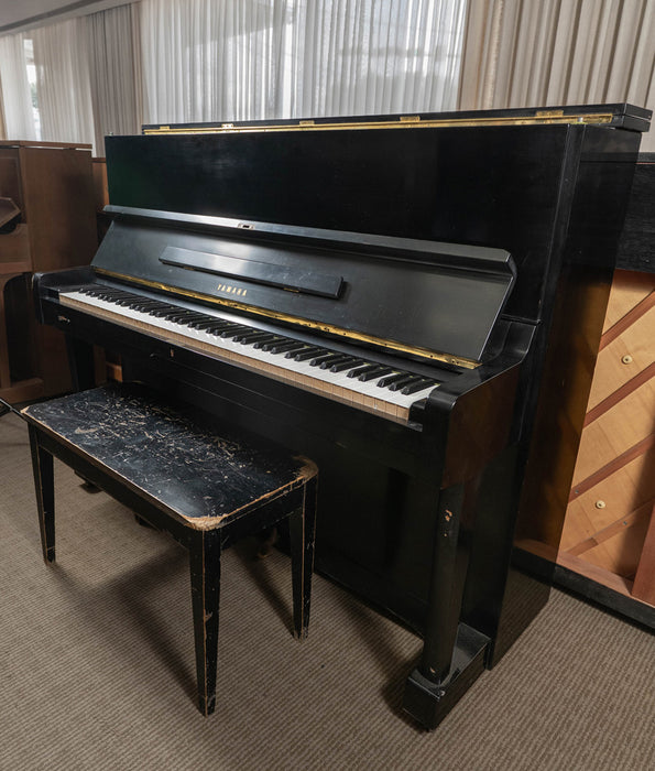 1974 Yamaha U1 Upright Piano | Satin Ebony | Serial No. D1807444 | Used