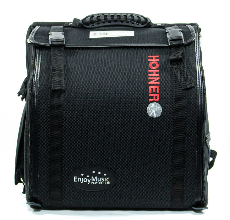 Hohner Corona II 3500 FBbEb Button Accordion - Red