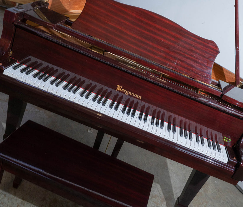Bergmann TG157 Grand Piano (2009) | Polished Mahogany | 5'2" | Serial No. TG0016943 | Used