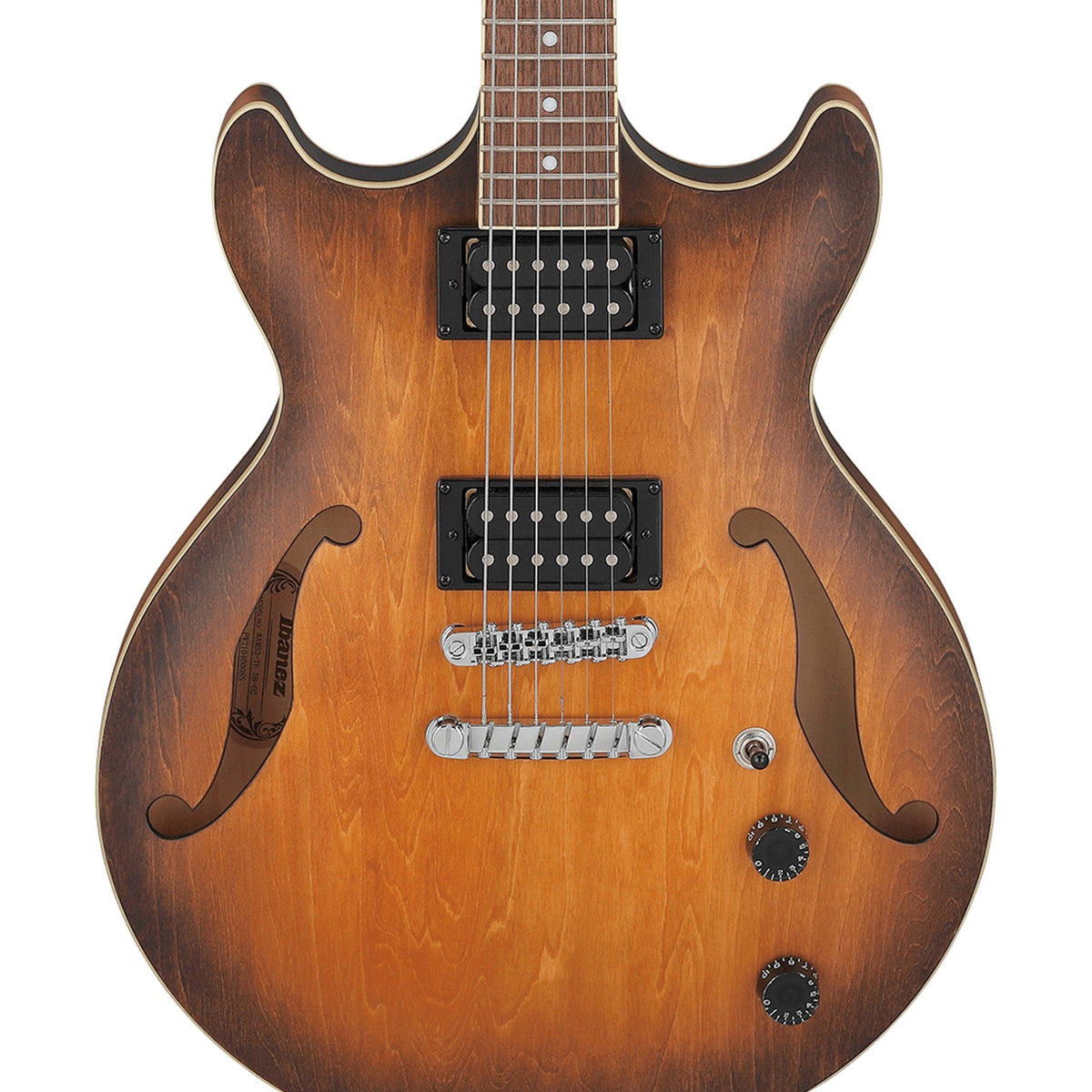 ibanez artcore tobacco flat Ibanez AM53 Artcore Hollow-Body Electric Guitar