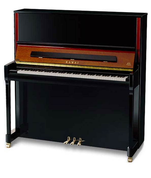 Kawai K-500 51” 60th Anniversary Professional Upright Piano | Polished Ebony | New