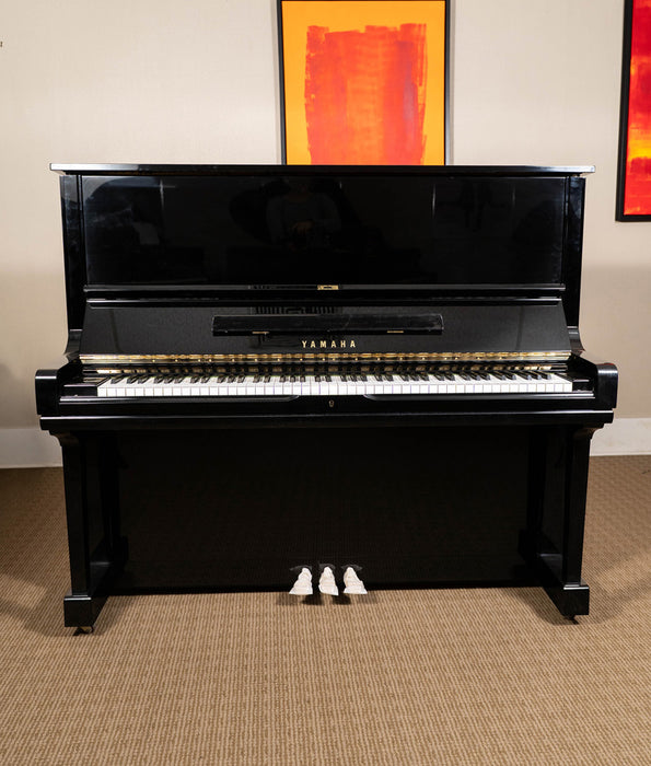Yamaha U3 Upright Piano | Polished Ebony | 52" | 5-Star Certified Restored