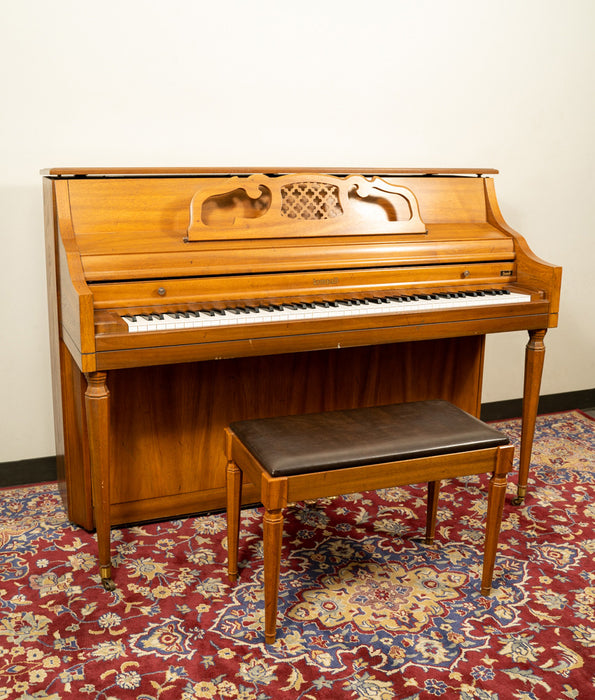Kimball Console Piano | Satin Oak | Used