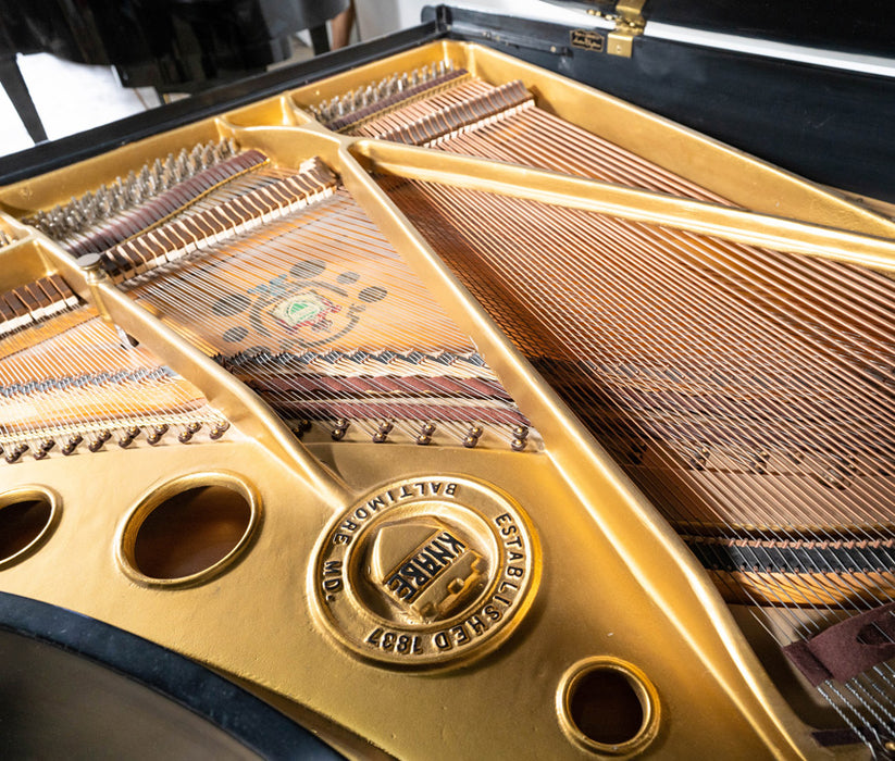 Wm. Knabe & Co 400 Baby Grand Piano in Satin Ebony (1977) | Serial No. 189133 | Used
