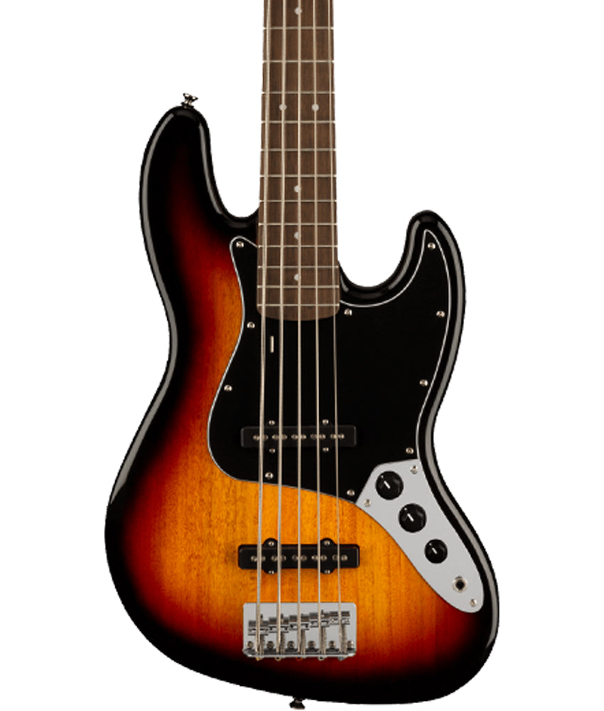 Squier Affinity Series Jazz Bass V, Laurel Fingerboard, Black