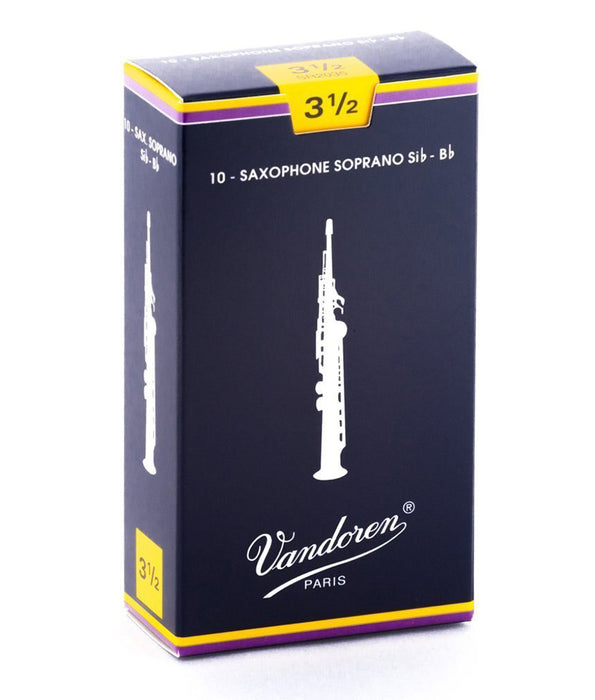 Vandoren #3.5 Soprano Sax Reeds - 10 Pack