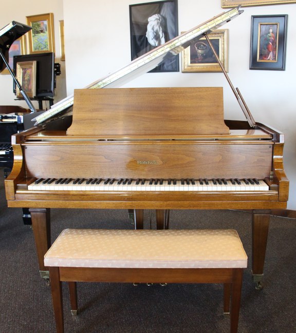 Baldwin M Walnut Grand Piano