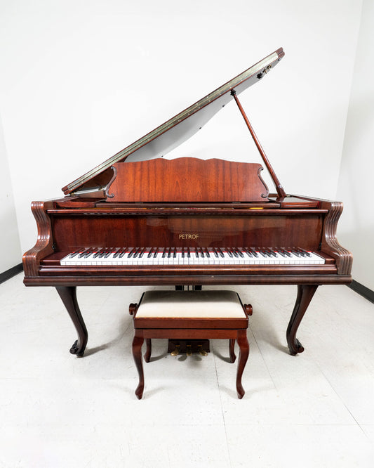 Petrof P173 Breeze Chippendale Grand Piano | High Polish Mahogany | Used