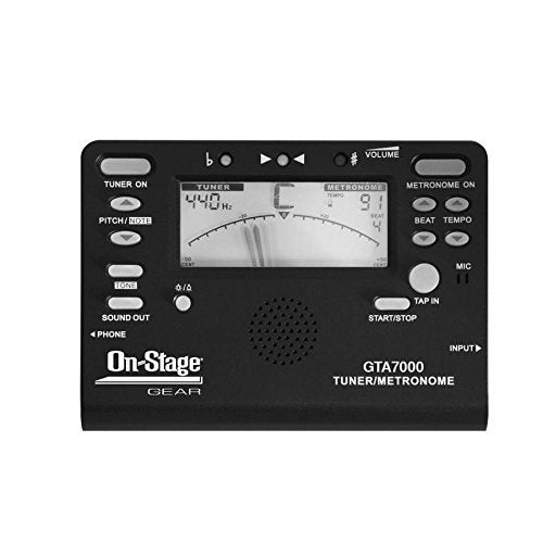 On-Stage GTA7000 Chromatic Tuner, Metronome, Tone Generator