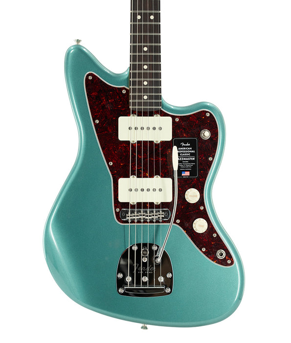 Fender American Professional Classic Jazzmaster, Rosewood Fingerboard - Faded Sherwood Green Metallic