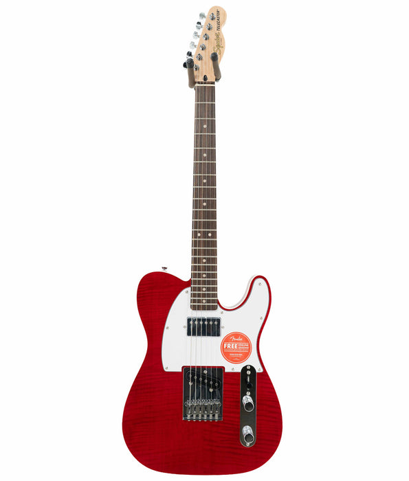 Pre-Owned Squier Affinity Series Telecaster FMT SH Electric Guitar - Crimson Red Transparent | Used