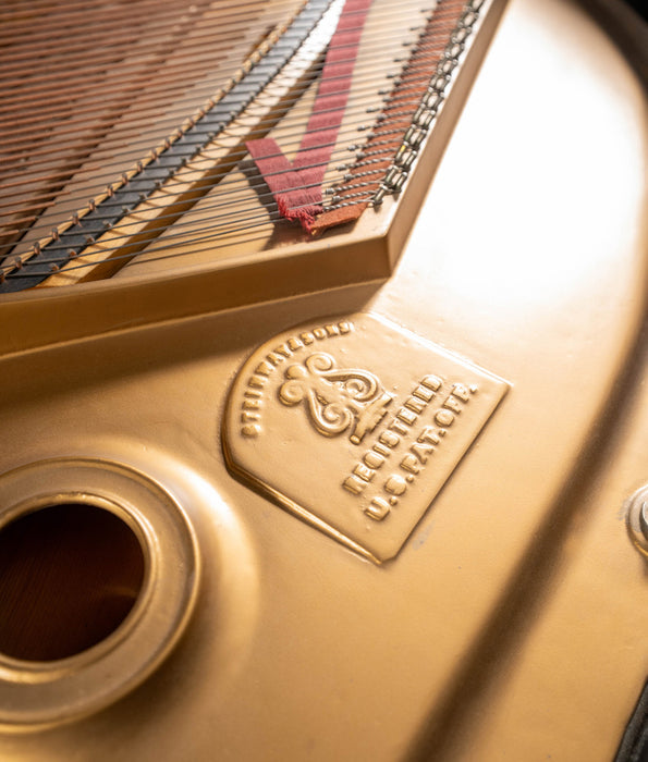 Steinway & Sons Model L Grand Piano | Satin Ebony | 1964 | Serial No. 386824 | Used