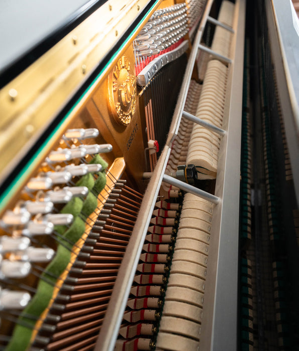 1998 Weber W53 Upright Piano in Polished Ebony | Serial No. 2382717 | Used