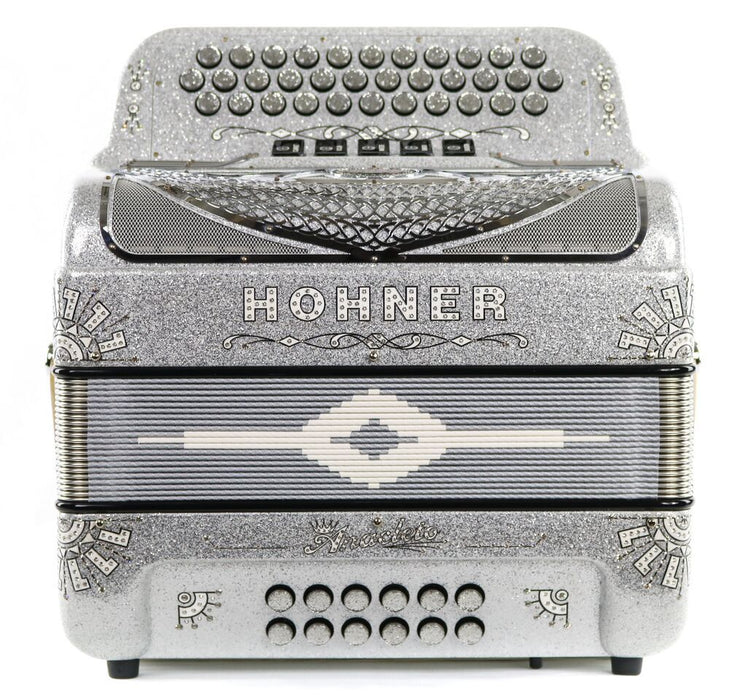 Hohner Anacleto Rey Del Norte III 5S FBE Compact Silver