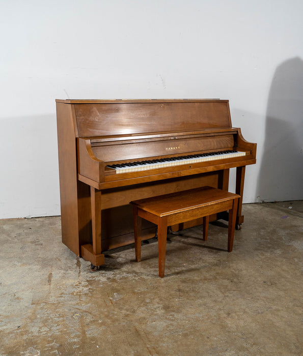 Yamaha P2 Upright Piano (1965) | Satin Oak | Serial No. 479755 | Used